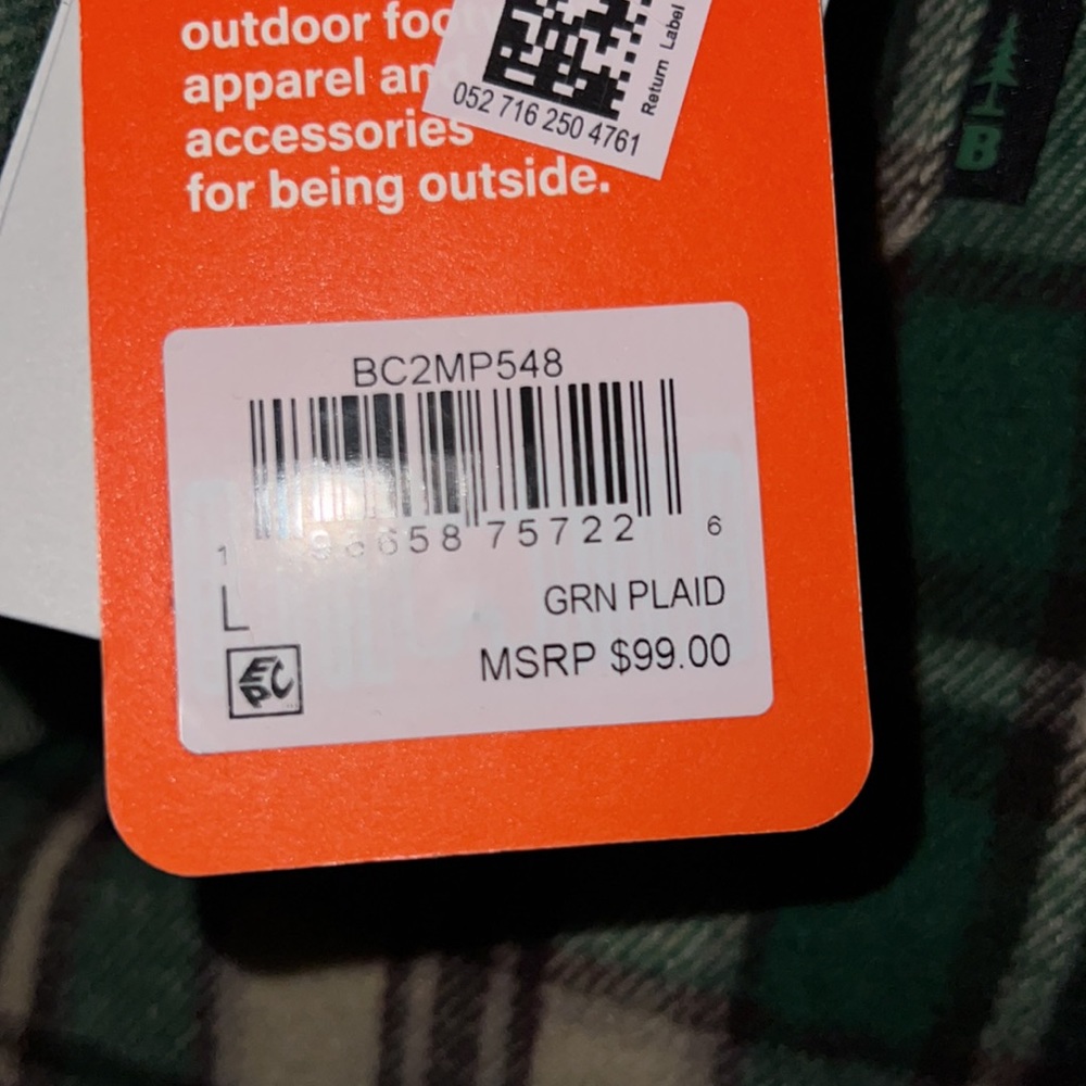Bass Outdoor jacket Large New - Picture 8 of 8